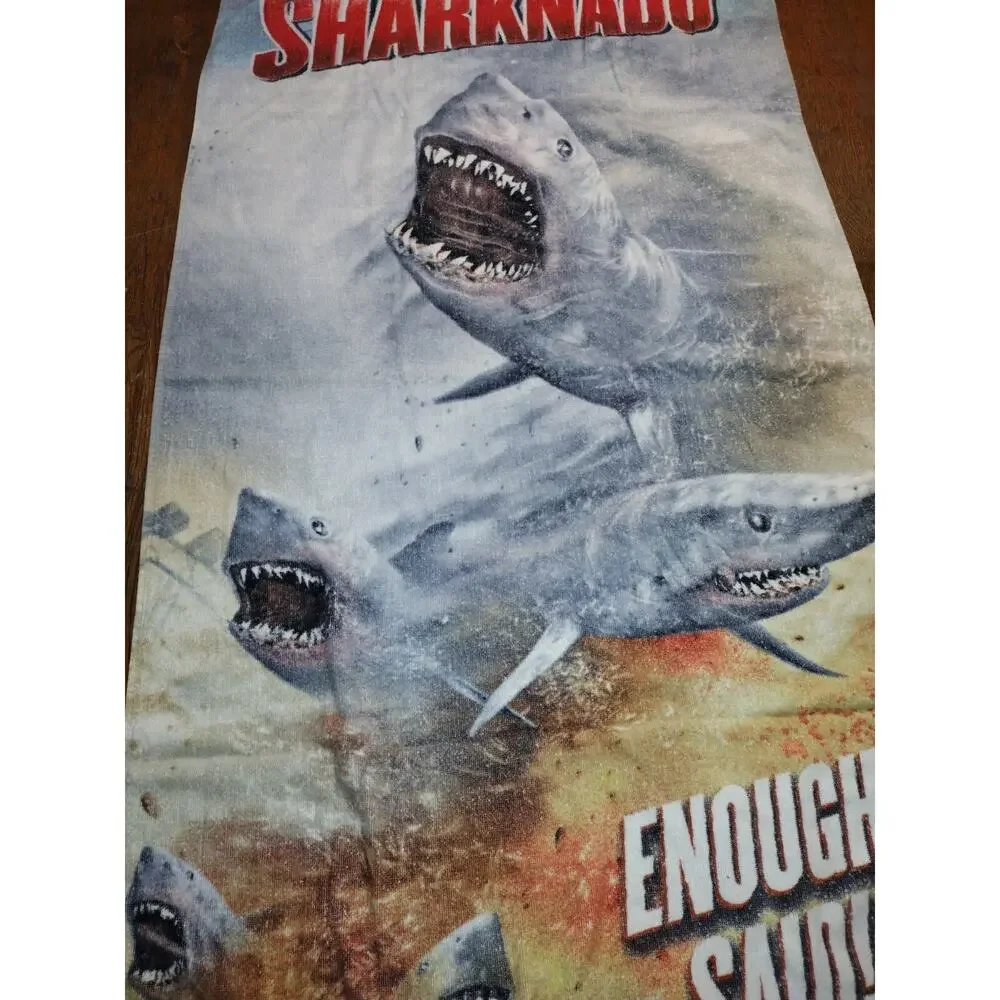 2014 Sharknado beach towel RARE Tara Reid first original movie enough Said